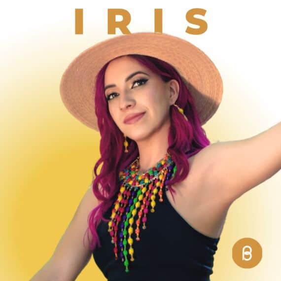 Iris - Collar Hecho a Mano de Palma Artesanal