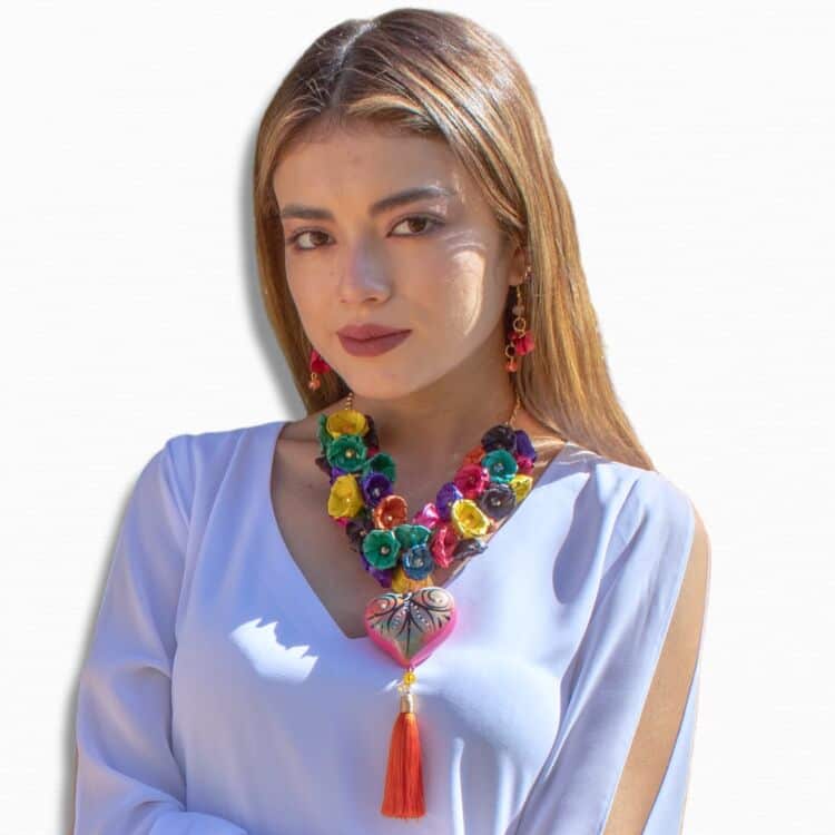 Ingrid - Collar de Bisuteria Artesanal Hecho a Mano