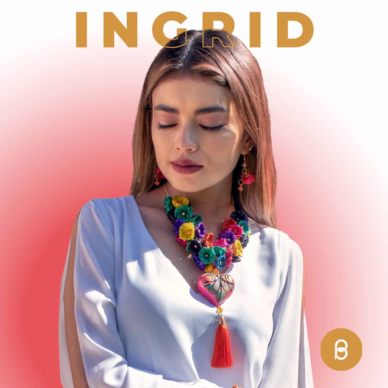 Ingrid - Collar de Bisuteria Artesanal Hecho a Mano - Collar de Bisuteria Artesanal