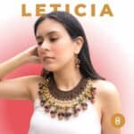 Leticia - Collar de Joyería Artesanal Mexicana en Barro -