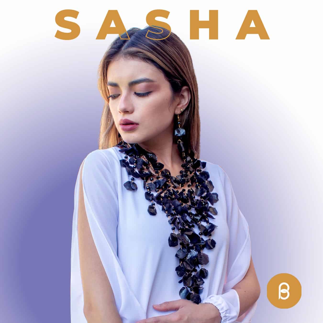 Sasha - Collar Artesanal de Flores de Escama - Collar Artesanal